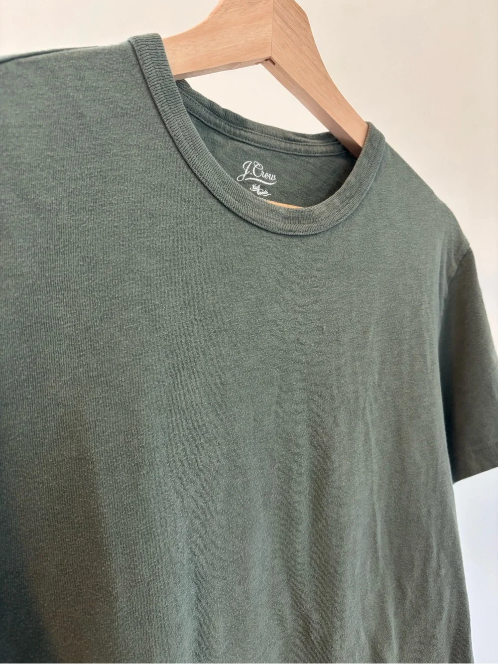 J. Crew Short-Sleeve Crewneck T-Shirt in Olive